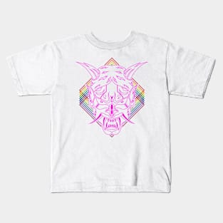 Retro Purple Shinigami Kids T-Shirt